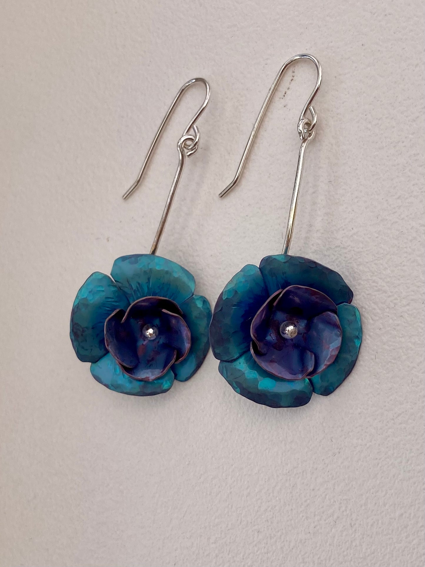 Titanium Flower Earrings