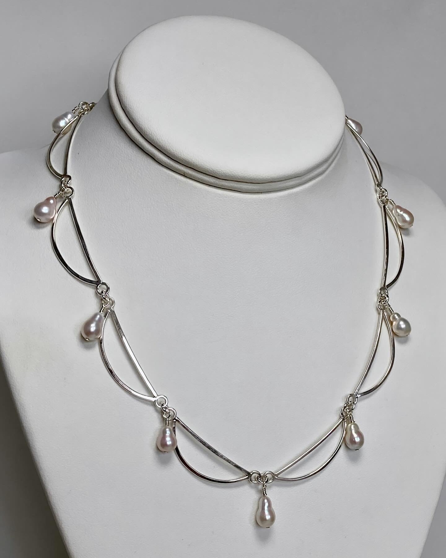 Pearl Swag Chain Necklace