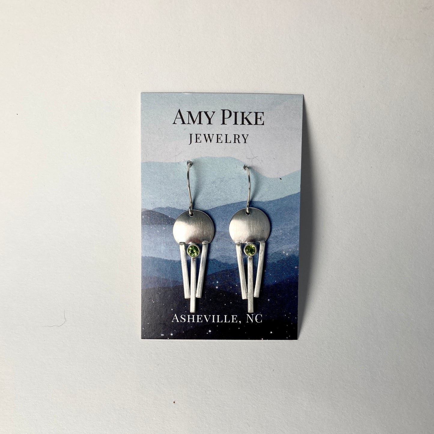 Peridot Jellyfish Earrings
