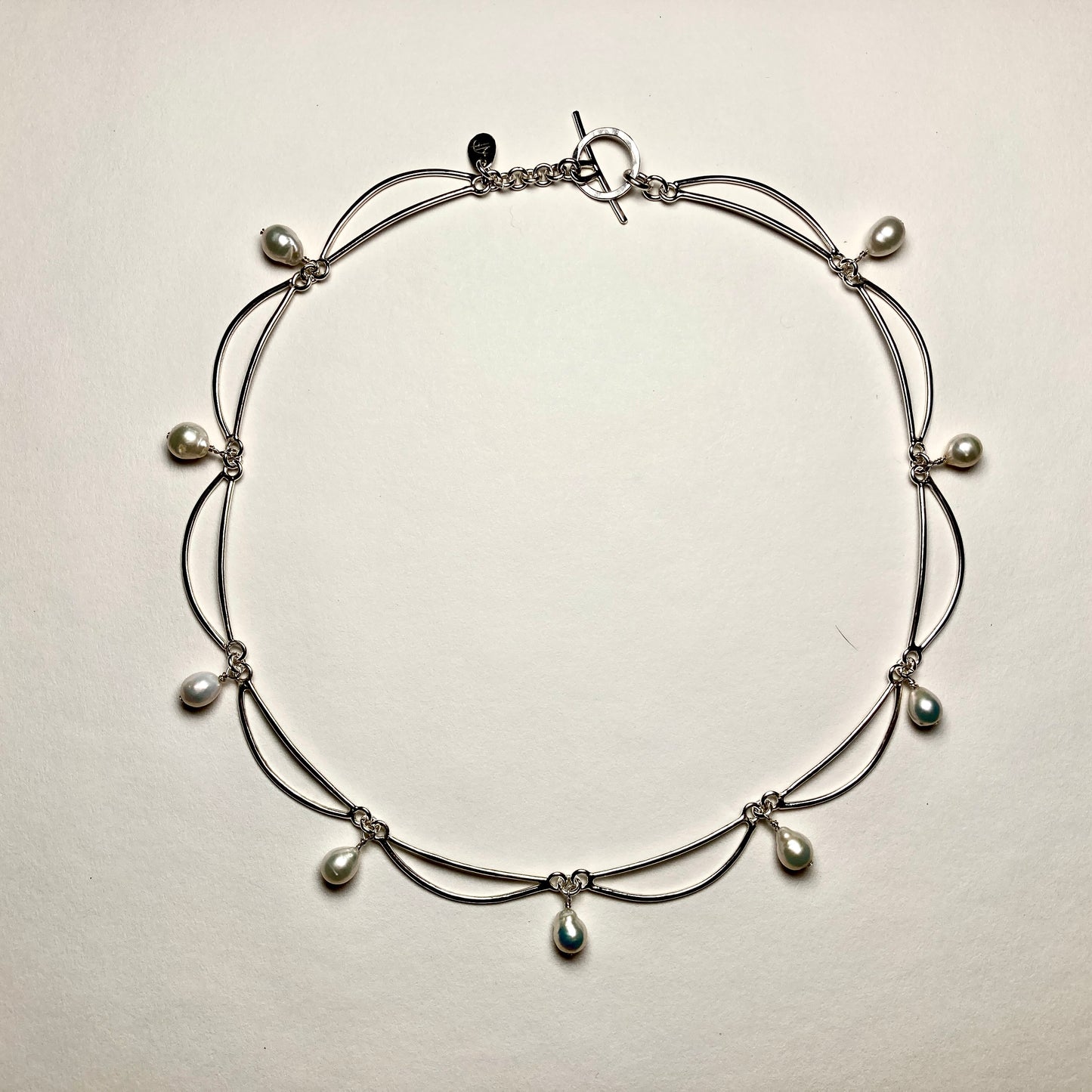 Pearl Swag Chain Necklace