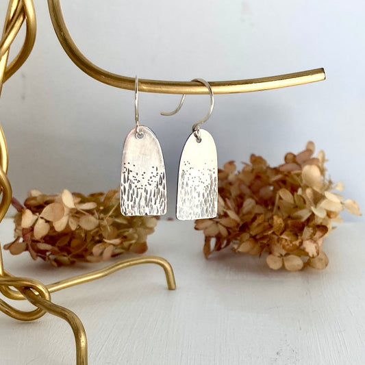Hammered Arch Earrings