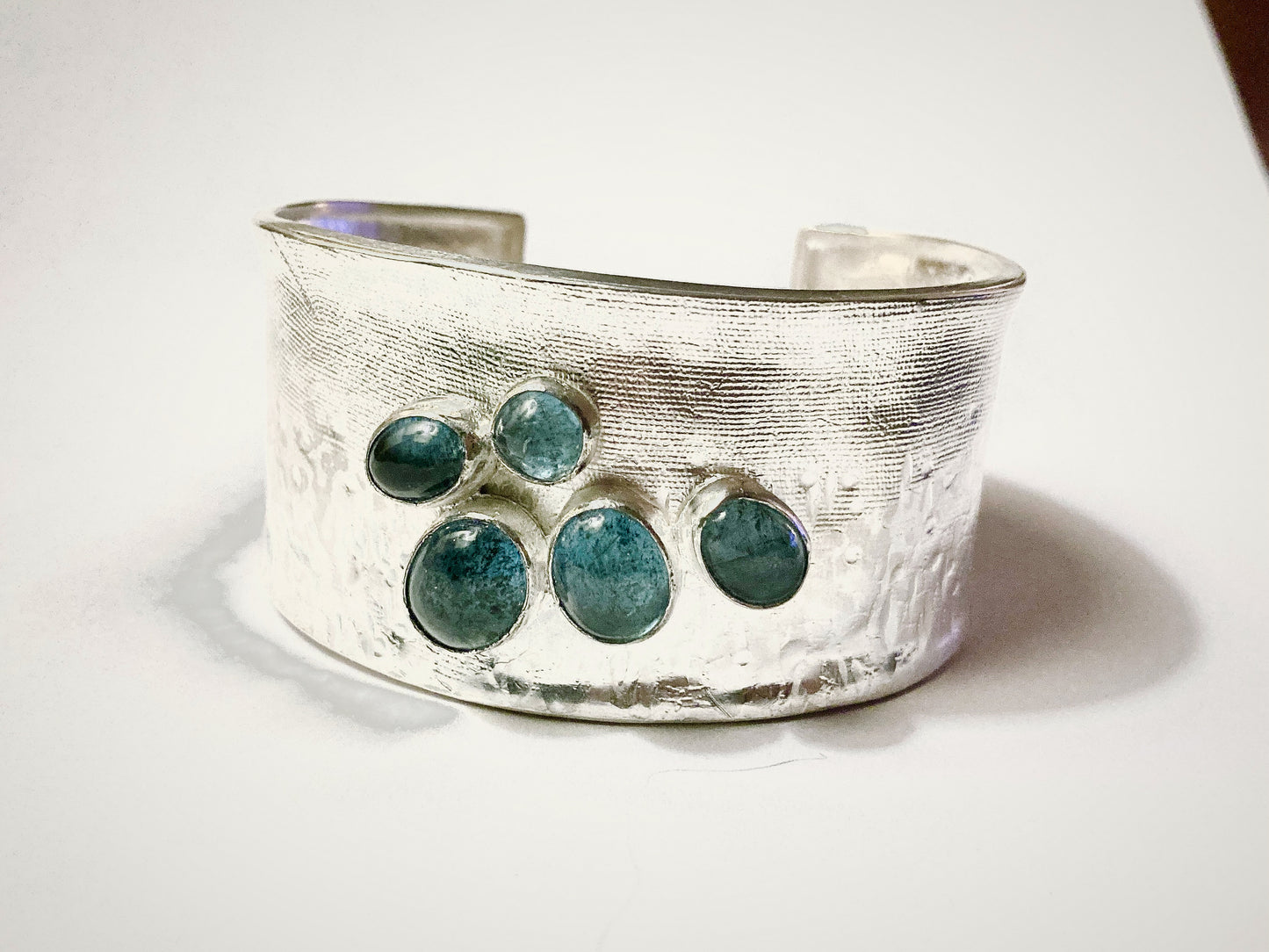 Aquamarine Cuff Bracelet