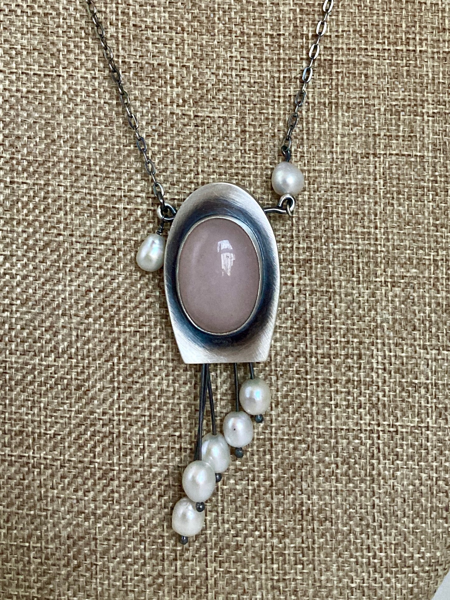 Belle E'poque Moderne - Rose Quartz Necklace