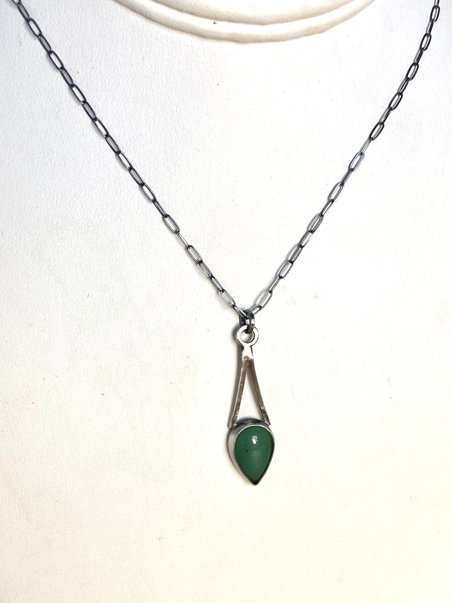 Aventurine Leaf Necklace