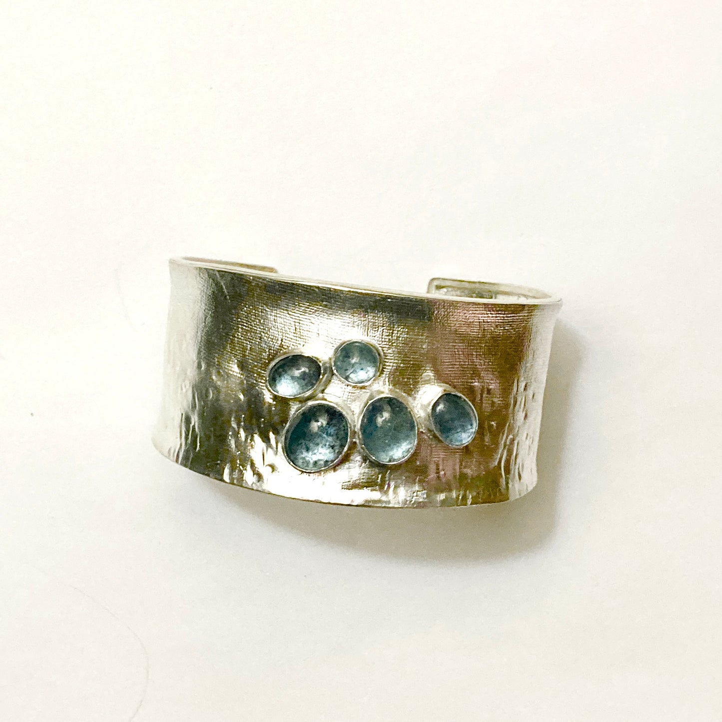 Aquamarine Cuff Bracelet